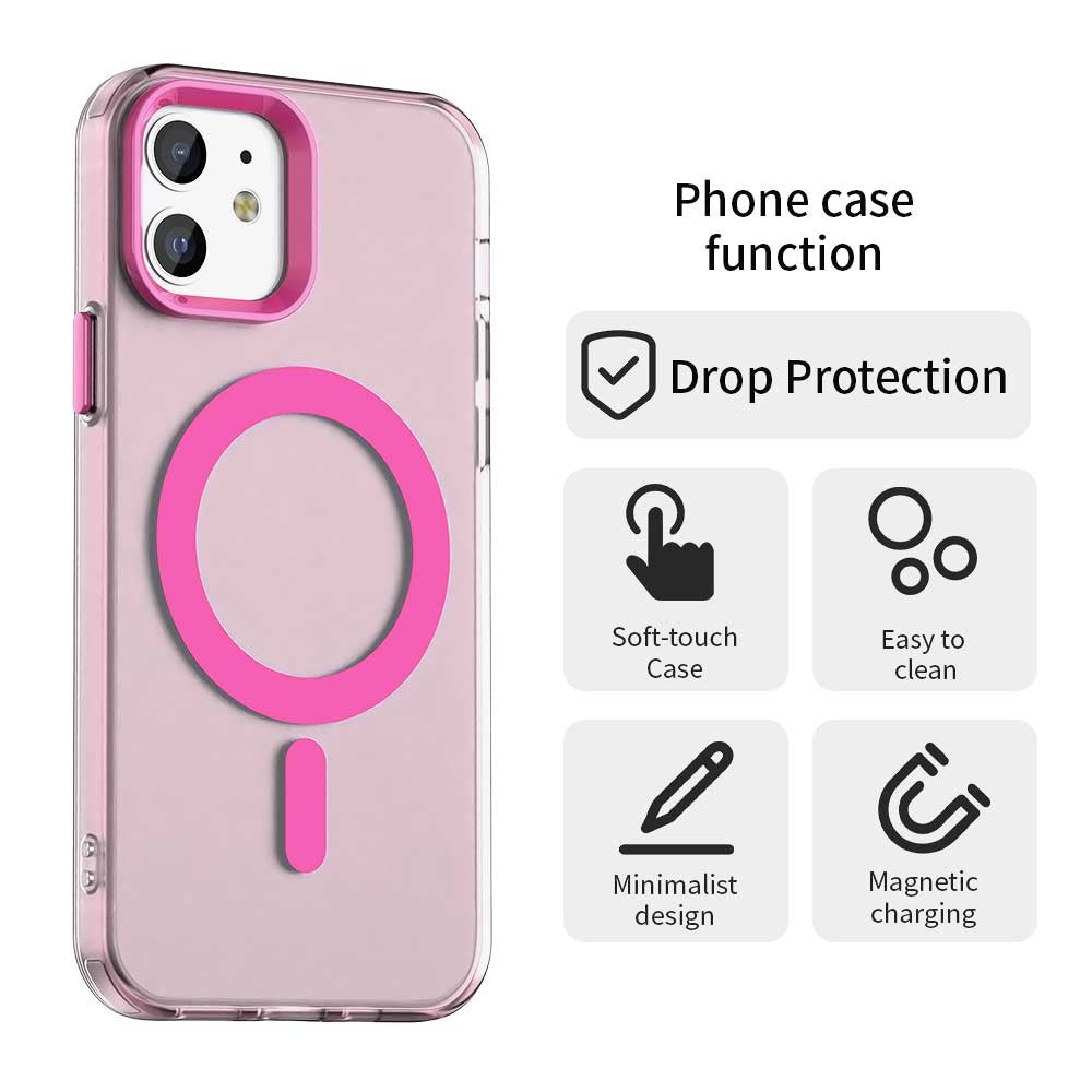 TechSuit Husa de protectie Techsuit CandyCase MagSafe compatibil cu iPhone 12 / iPhone 12 Pro, Roz – imagine 2