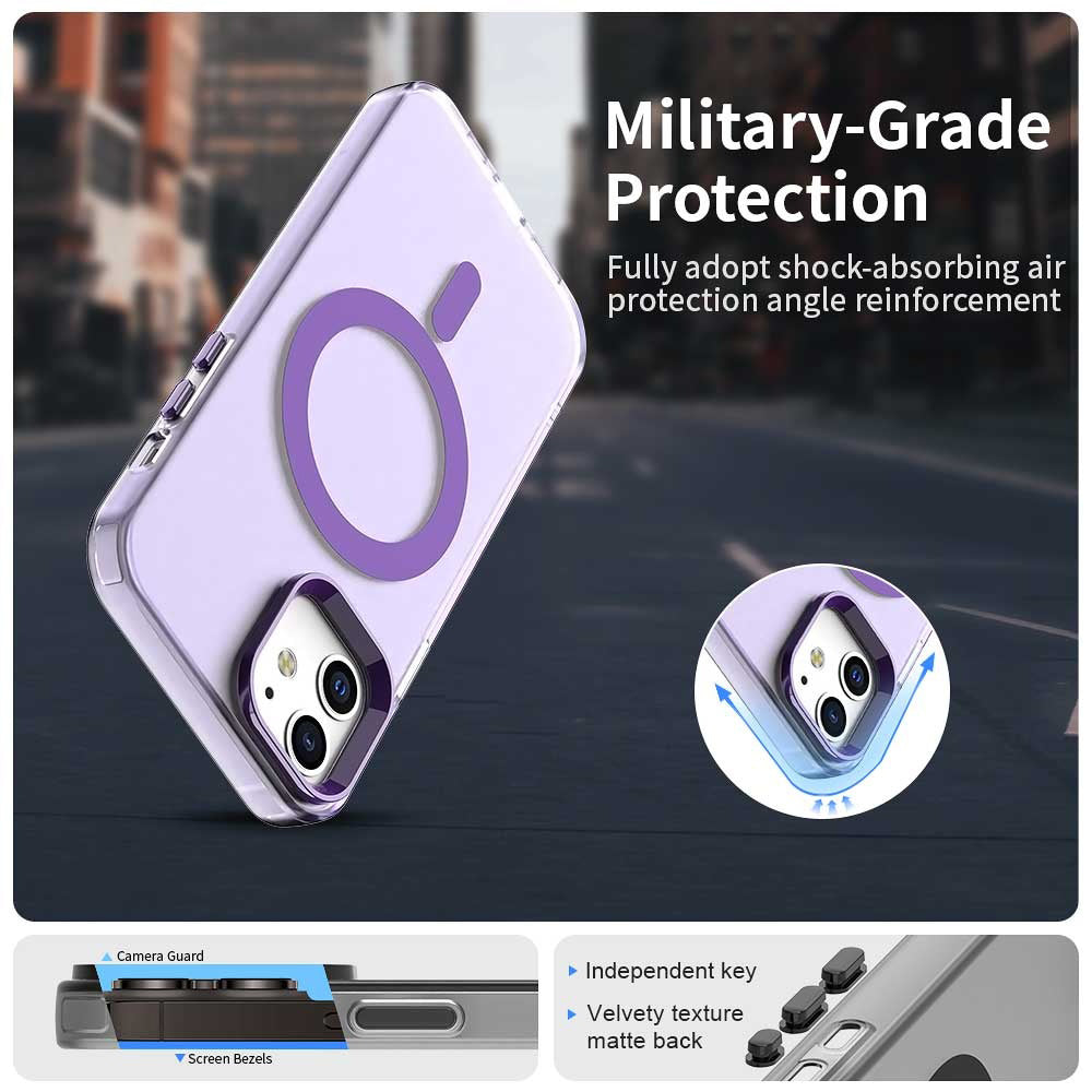 Techsuit - CandyCase MagSafe - iPhone 12 / iPhone 12 Pro - Purple