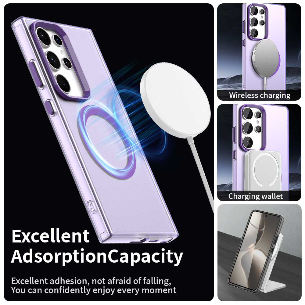 TechSuit Husa de protectie Techsuit CandyCase MagSafe compatibil cu Samsung Galaxy S23 Ultra, Mov – imagine 5