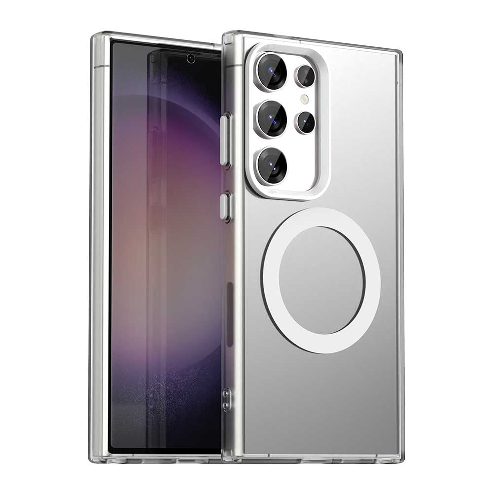 TechSuit Husa de protectie Techsuit CandyCase MagSafe compatibil cu Samsung Galaxy S23 Ultra, Alb