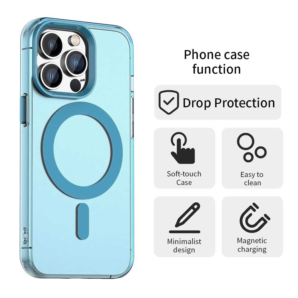 Techsuit - CandyCase MagSafe - iPhone 12 Pro Max - Blue