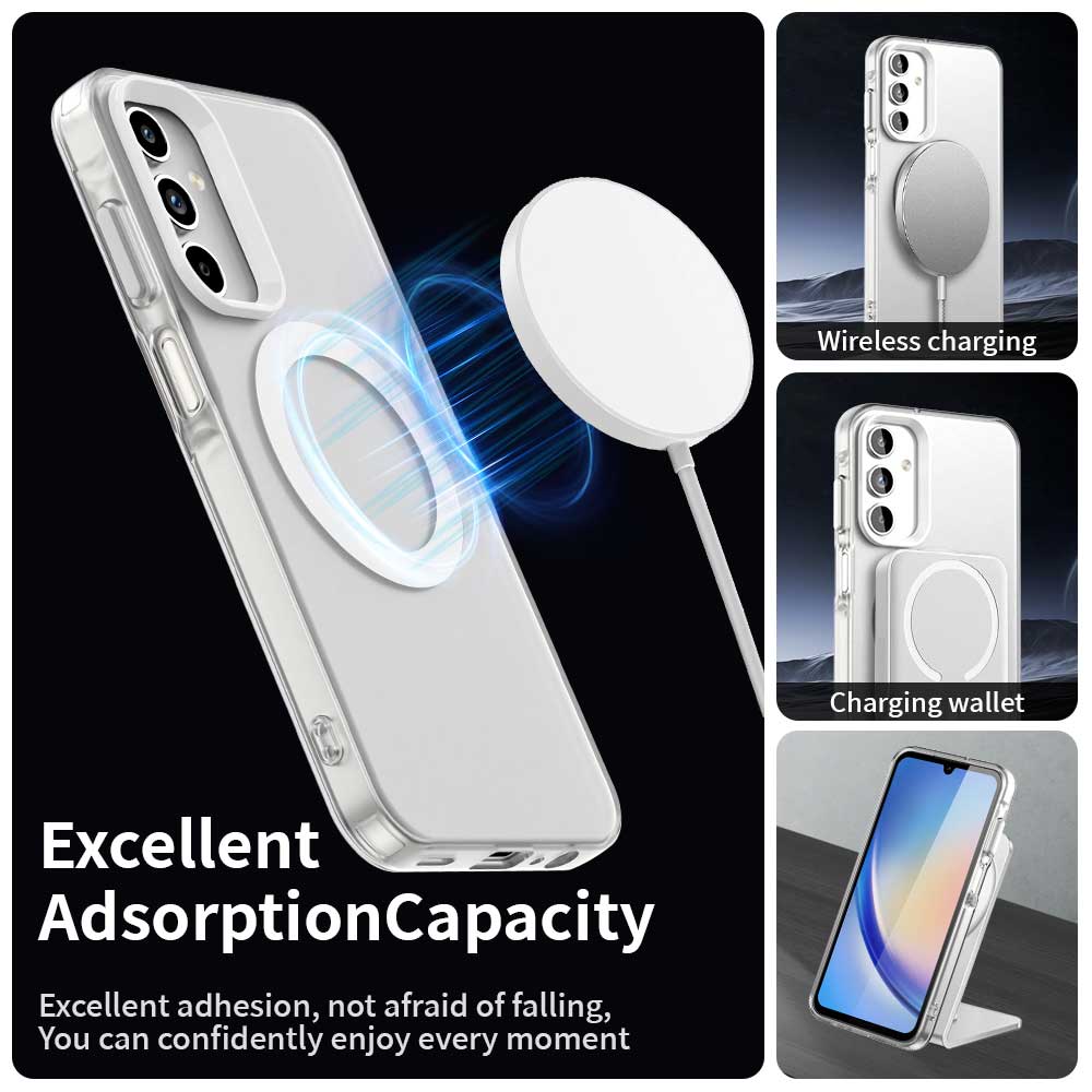 Techsuit - CandyCase MagSafe - Samsung Galaxy A55 5G - White