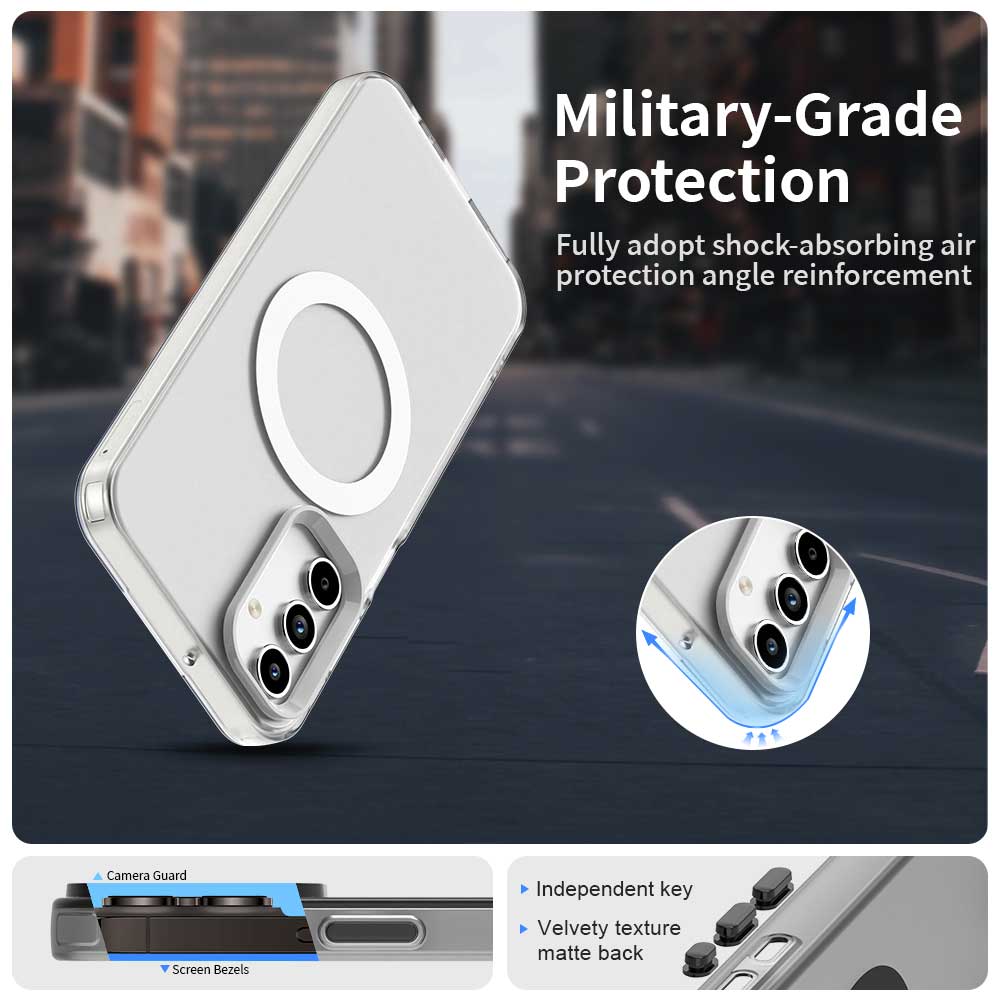 Techsuit - CandyCase MagSafe - Samsung Galaxy A55 5G - White