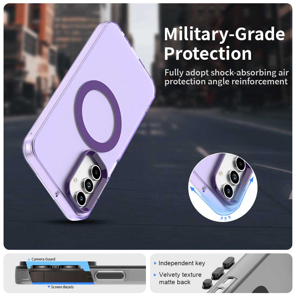 TechSuit Husa de protectie Techsuit CandyCase MagSafe compatibil cu Samsung Galaxy A35 5G, Mov – imagine 4