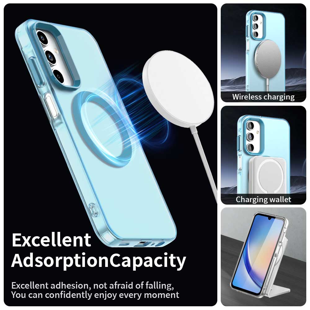 Techsuit - CandyCase MagSafe - Samsung Galaxy A35 5G - Blue