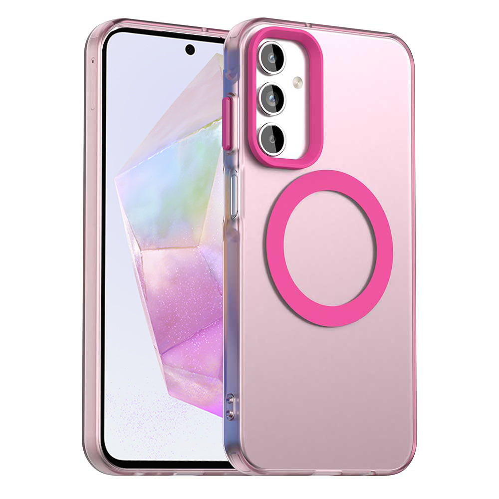 TechSuit Husa de protectie Techsuit CandyCase MagSafe compatibil cu Samsung Galaxy A35 5G, Roz