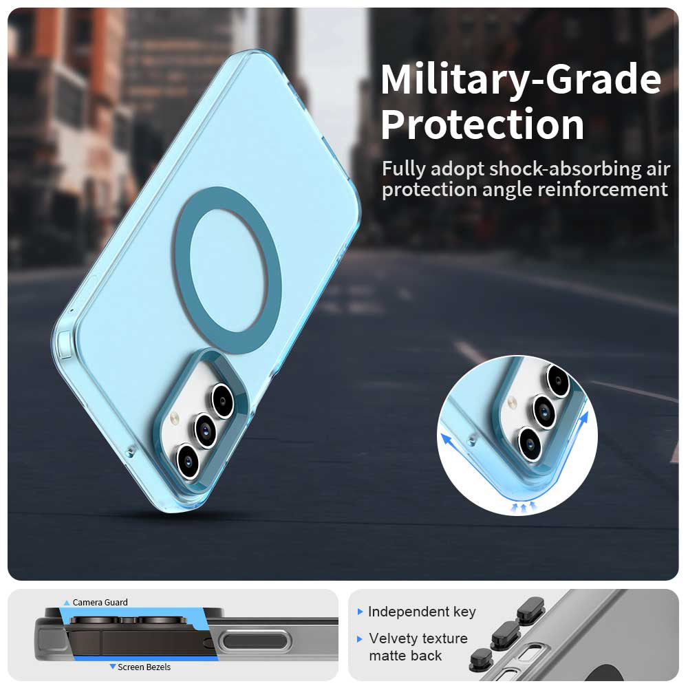 Techsuit - CandyCase MagSafe - Samsung Galaxy A15 4G / A15 5G - Blue