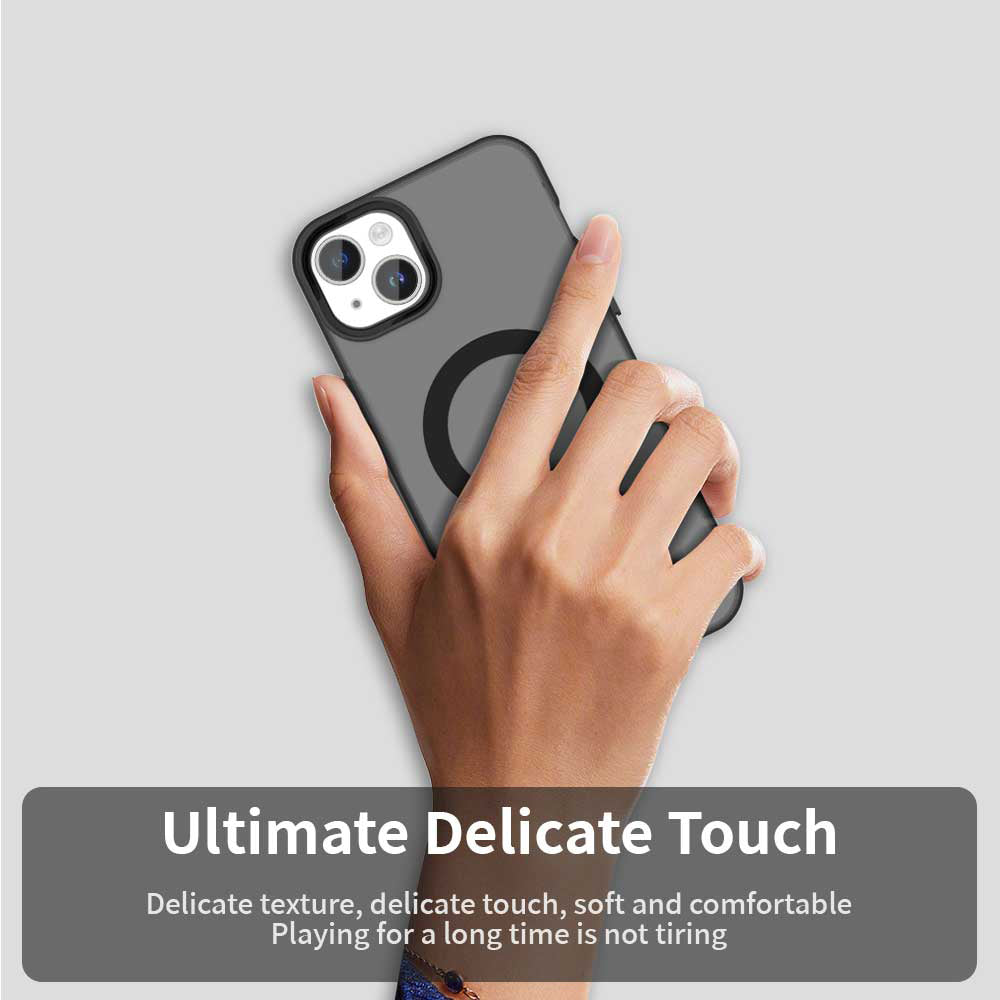 TechSuit Husa de protectie Techsuit CandyCase MagSafe compatibil cu iPhone 15 Plus, Negru – imagine 4