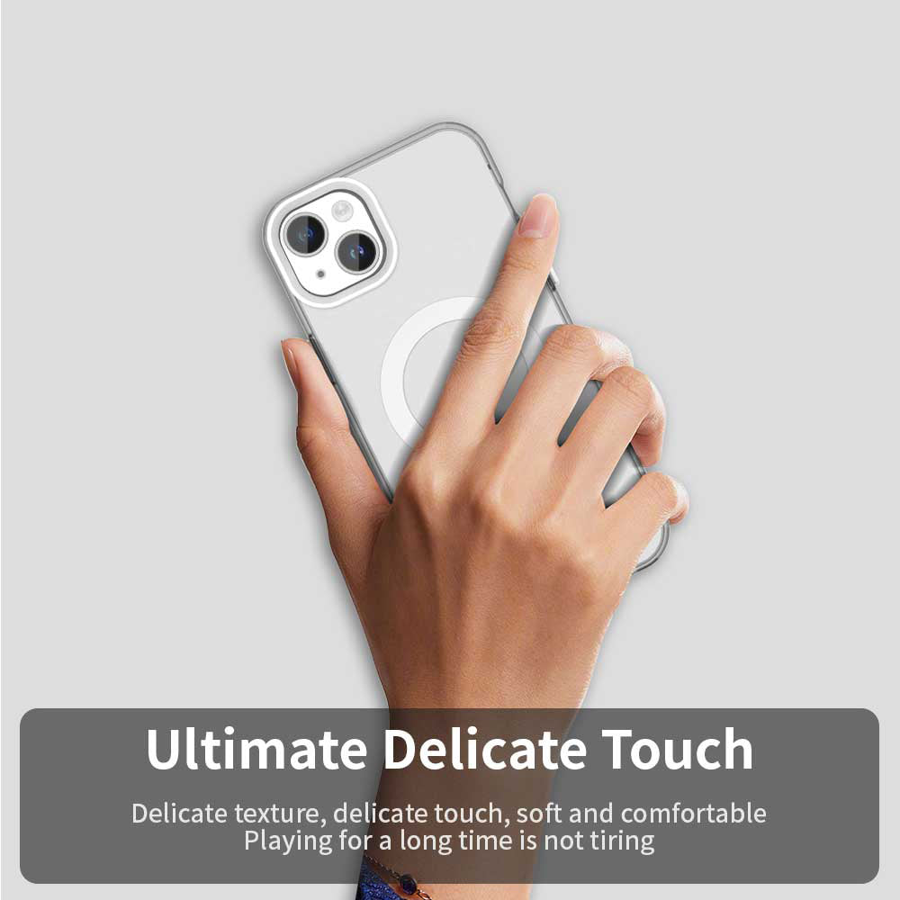 Husa pentru iPhone 15 Plus - Techsuit CandyCase MagSafe - White
