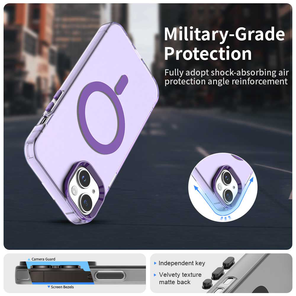 Techsuit - CandyCase MagSafe - iPhone 15 - Purple