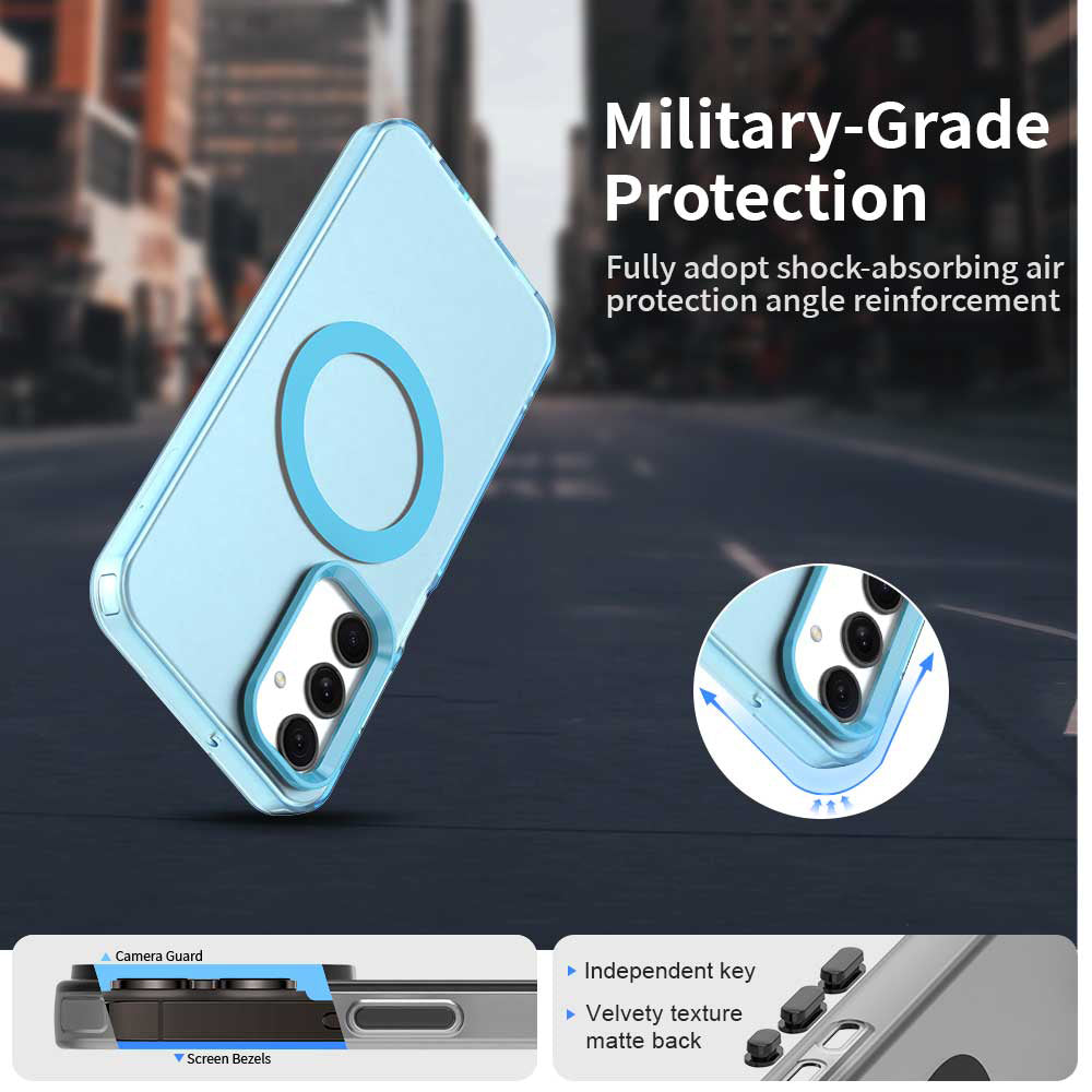 Techsuit - CandyCase MagSafe - Samsung Galaxy A25 5G - Blue
