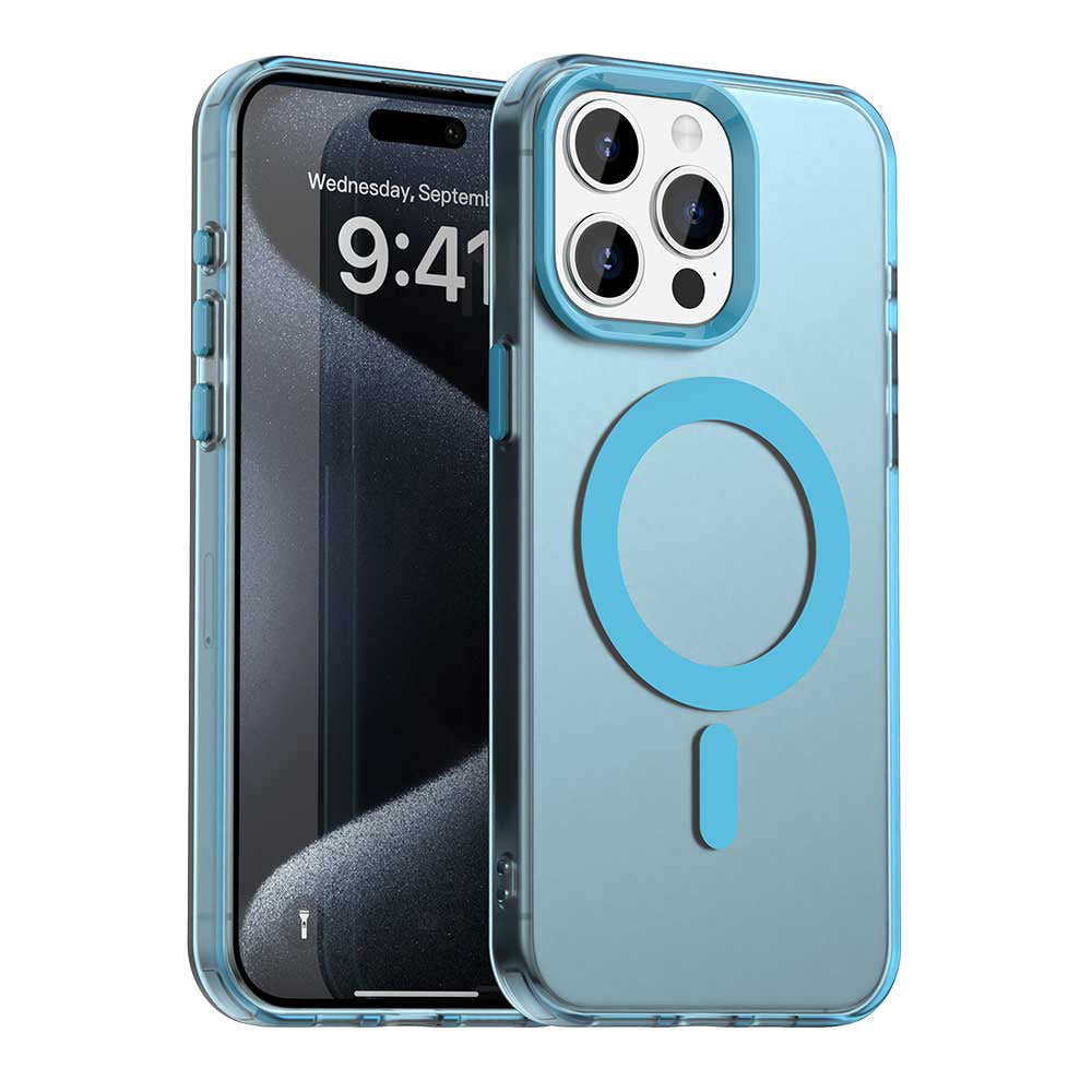 Techsuit - CandyCase MagSafe - iPhone 15 Pro Max - Blue