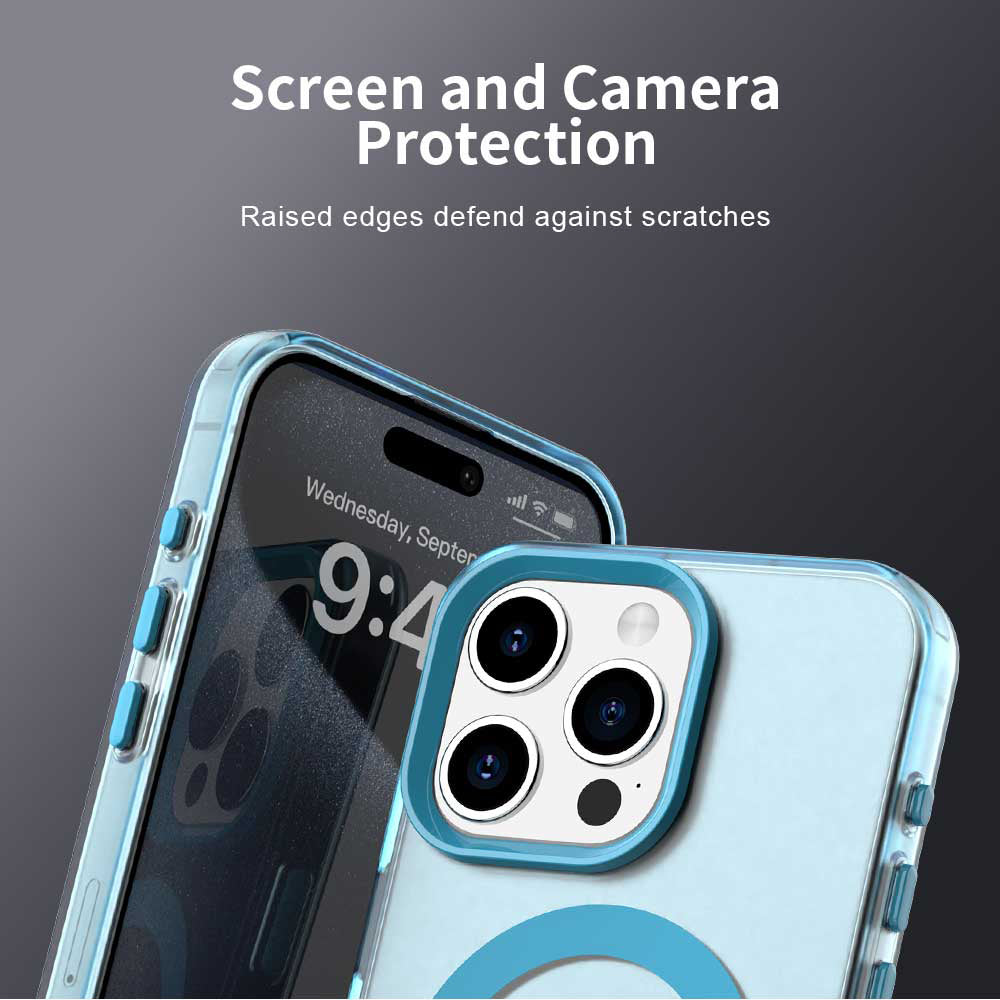 Techsuit - CandyCase MagSafe - iPhone 15 Pro - Blue