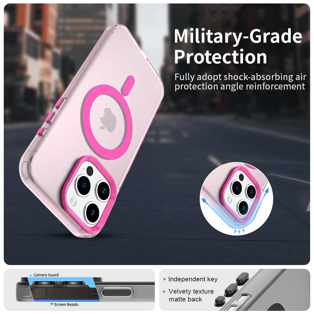 Techsuit - CandyCase MagSafe - iPhone 15 Pro - Pink