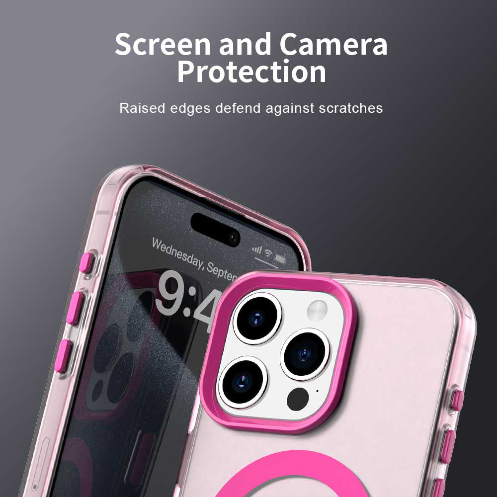 Techsuit - CandyCase MagSafe - iPhone 15 Pro - Pink