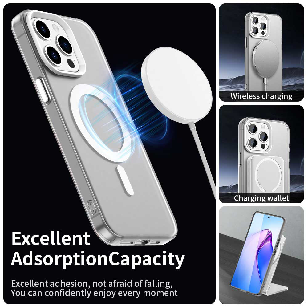 TechSuit Husa de protectie Techsuit CandyCase MagSafe compatibil cu iPhone 15 Pro, Alb – imagine 4
