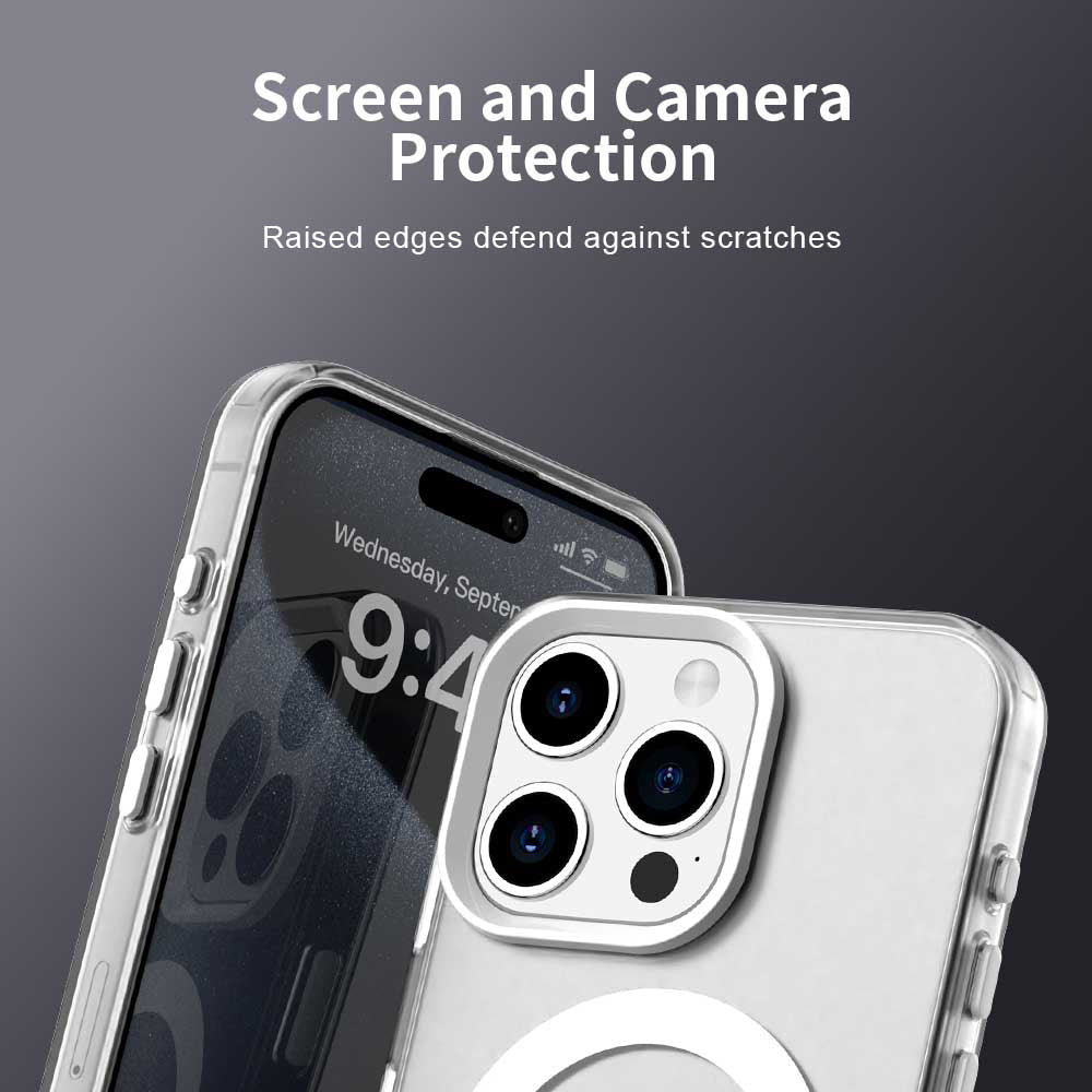 TechSuit Husa de protectie Techsuit CandyCase MagSafe compatibil cu iPhone 15 Pro, Alb – imagine 5