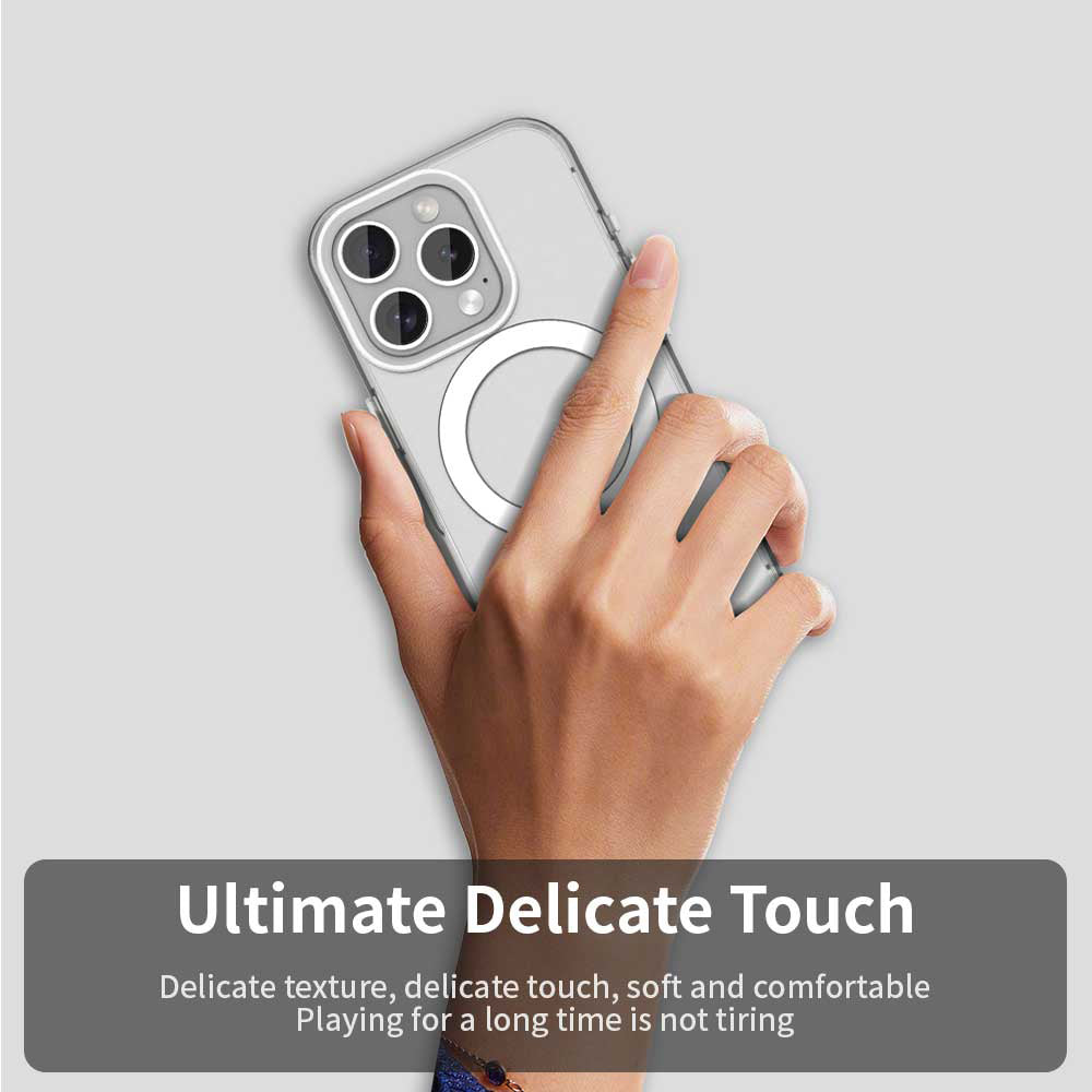 TechSuit Husa de protectie Techsuit CandyCase MagSafe compatibil cu iPhone 15 Pro, Alb – imagine 6