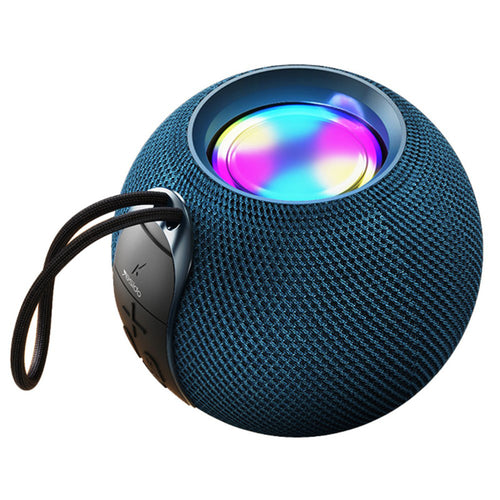 Yesido - Wireless Speaker (YSW13) - Bluetooth 5.1, RGB Lights, Portable, Surround Sound, TF, USB, DC5V, 1200mAh, 5W - Bl