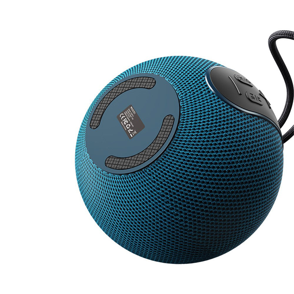 Yesido - Wireless Speaker (YSW13) - Bluetooth 5.1, RGB Lights, Portable, Surround Sound, TF, USB, DC5V, 1200mAh, 5W - Bl