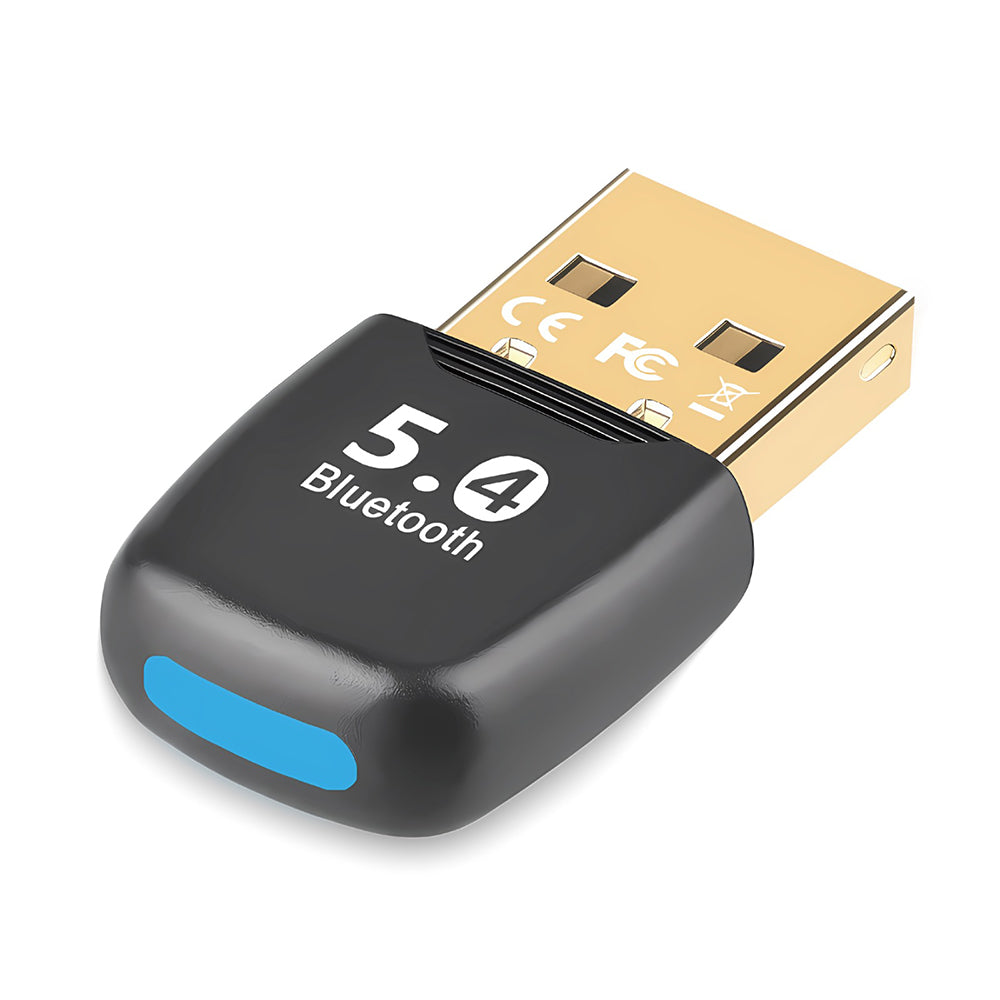 Techsuit - Bluetooth Dongle Adapter BlueJet (A20) - for PC, Bluetooth 5.4, Plug&Play, EDR&BLE - Black
