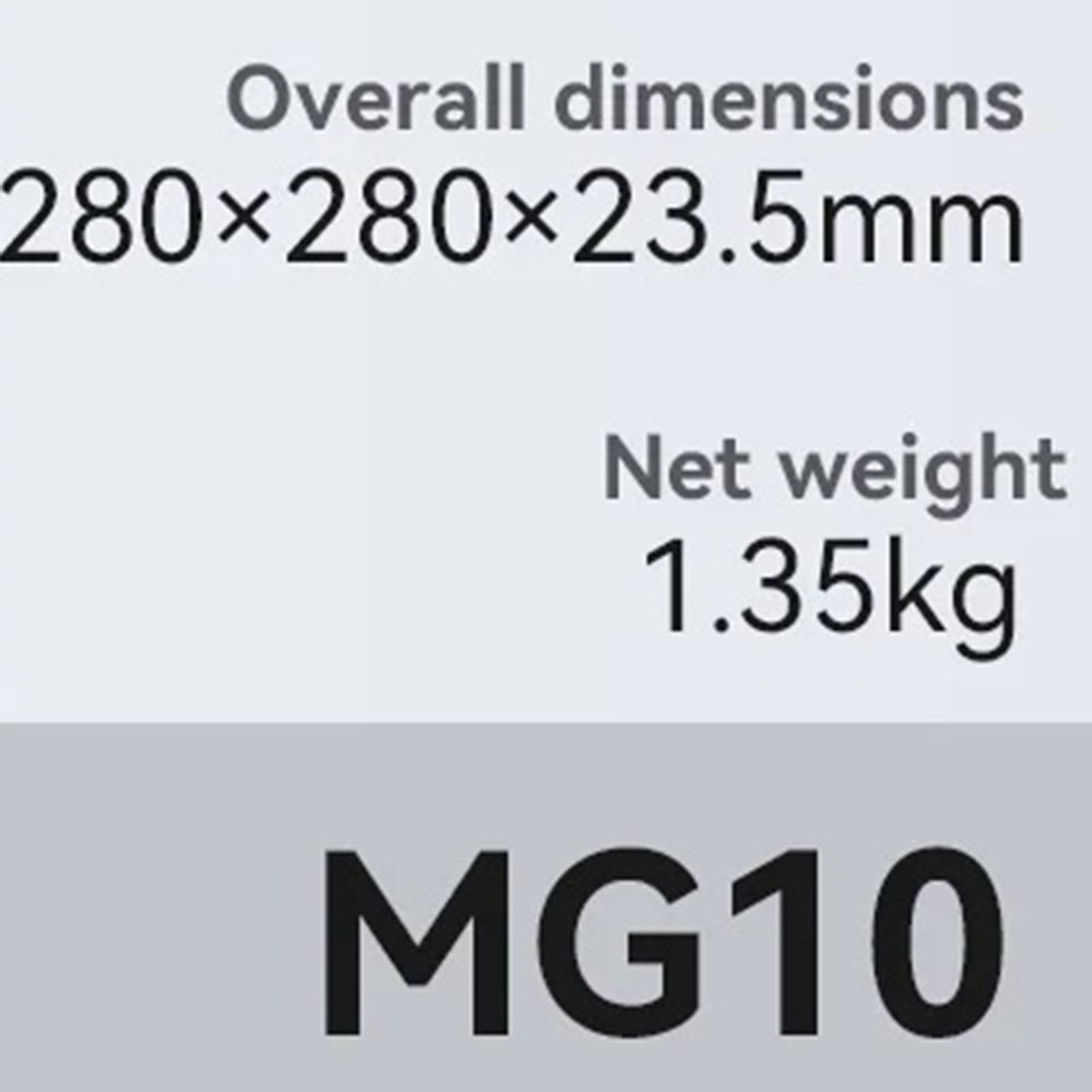 Yesido - Digital Scale Body Weight (MG10) - LED Display, Tempered Glass, 5-150kg - Black