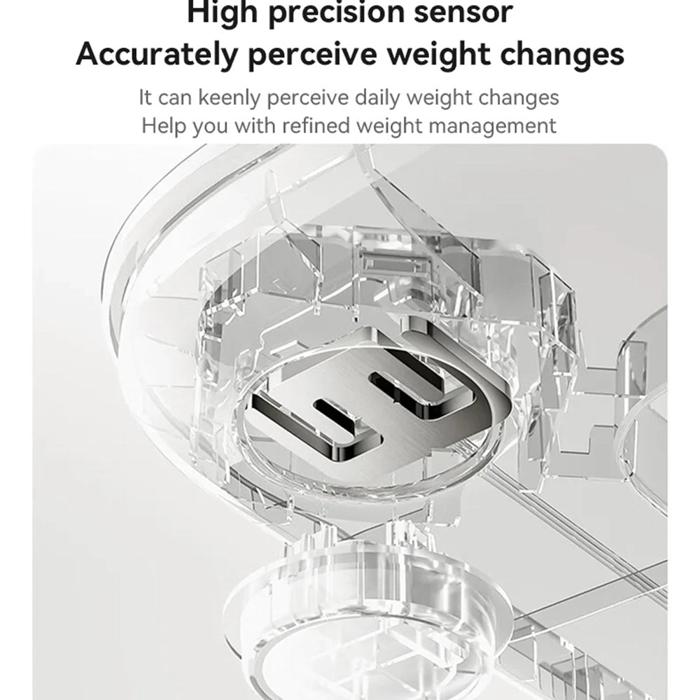 Yesido - Digital Scale Body Weight (MG09) - LED Display, Tempered Glass, 5-150kg - Black
