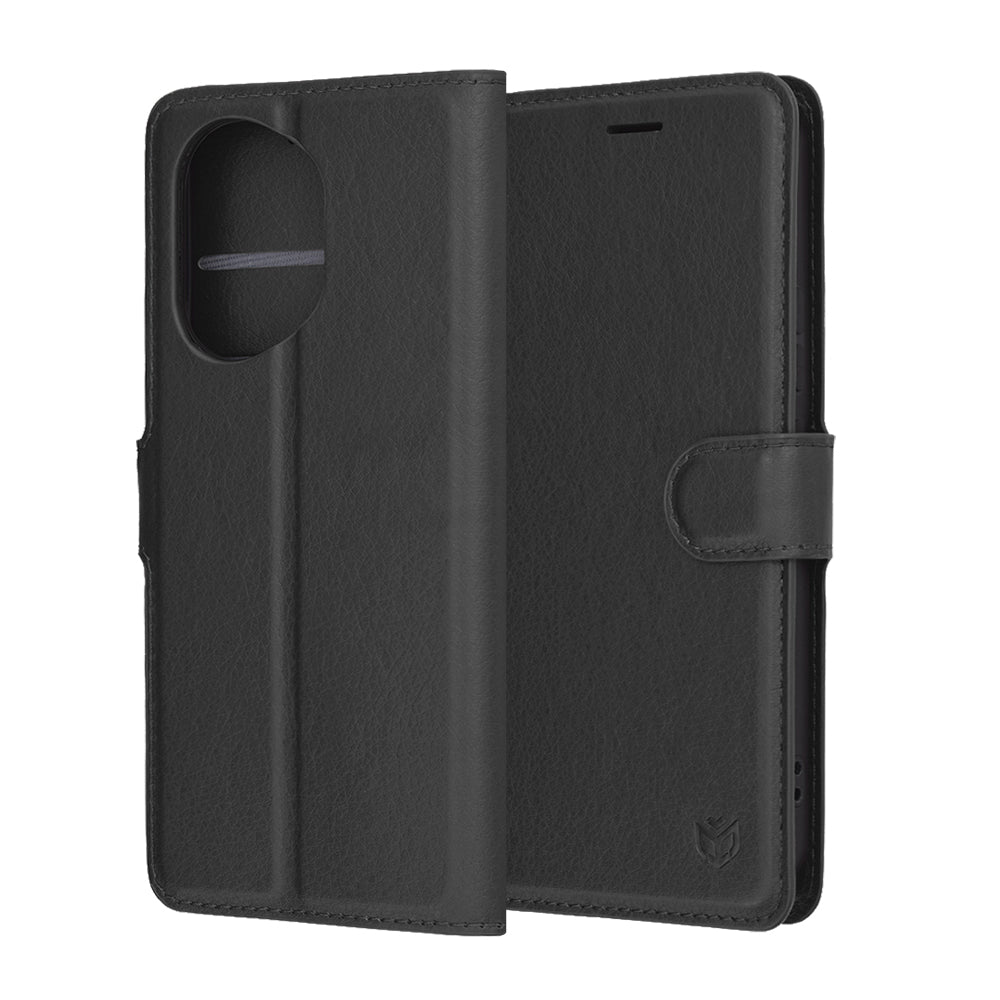 TechSuit Husa de protectie Techsuit Leather Folio compatibil cu Honor 400, Negru – imagine 6