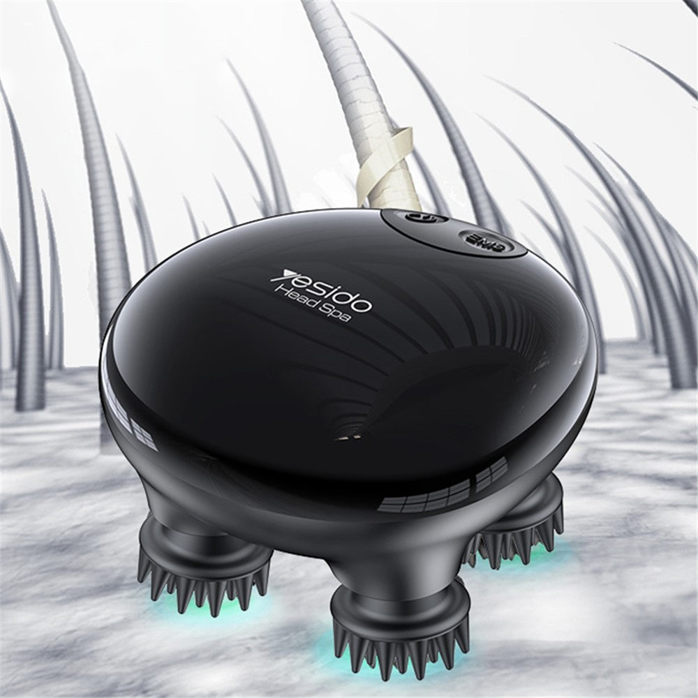 Yesido - Handheld Head Massager (MG04) - with 4 Gear Head Scratcher, Electrical Muscle Stimulation, 1200mAh, 3200RPM - B