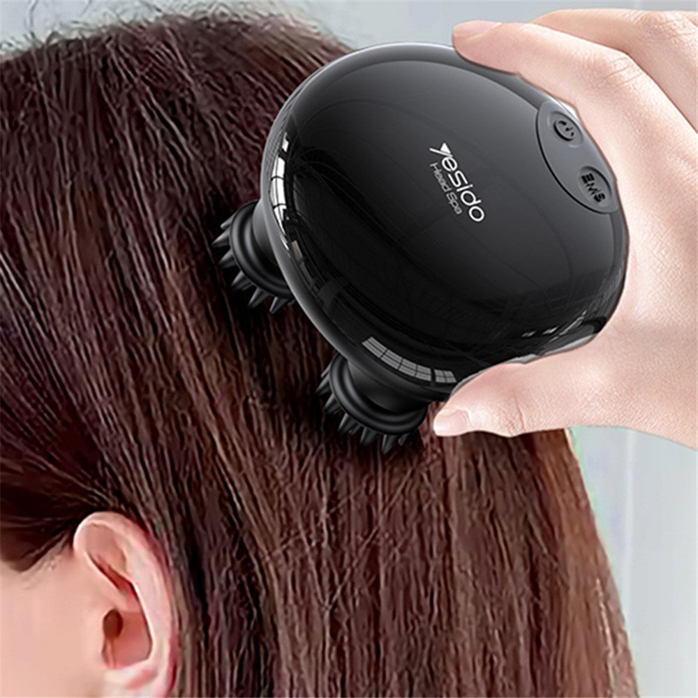 Yesido - Handheld Head Massager (MG04) - with 4 Gear Head Scratcher, Electrical Muscle Stimulation, 1200mAh, 3200RPM - B