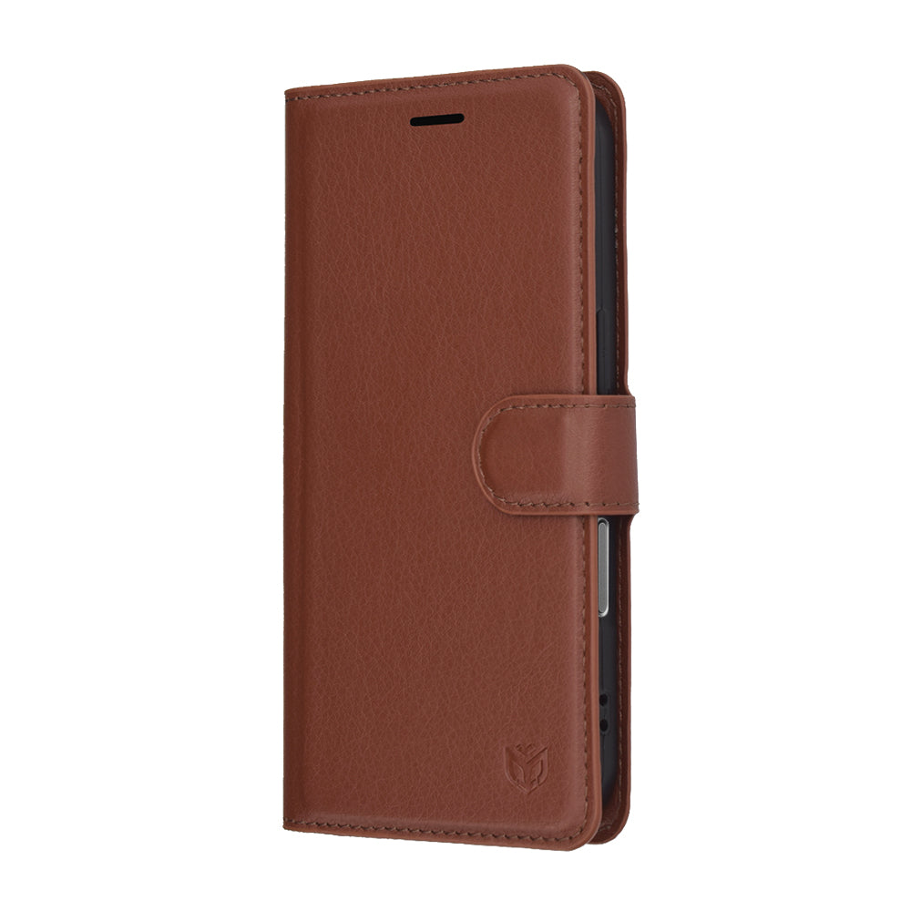 Techsuit - Leather Folio - iPhone 17 Pro - Brown