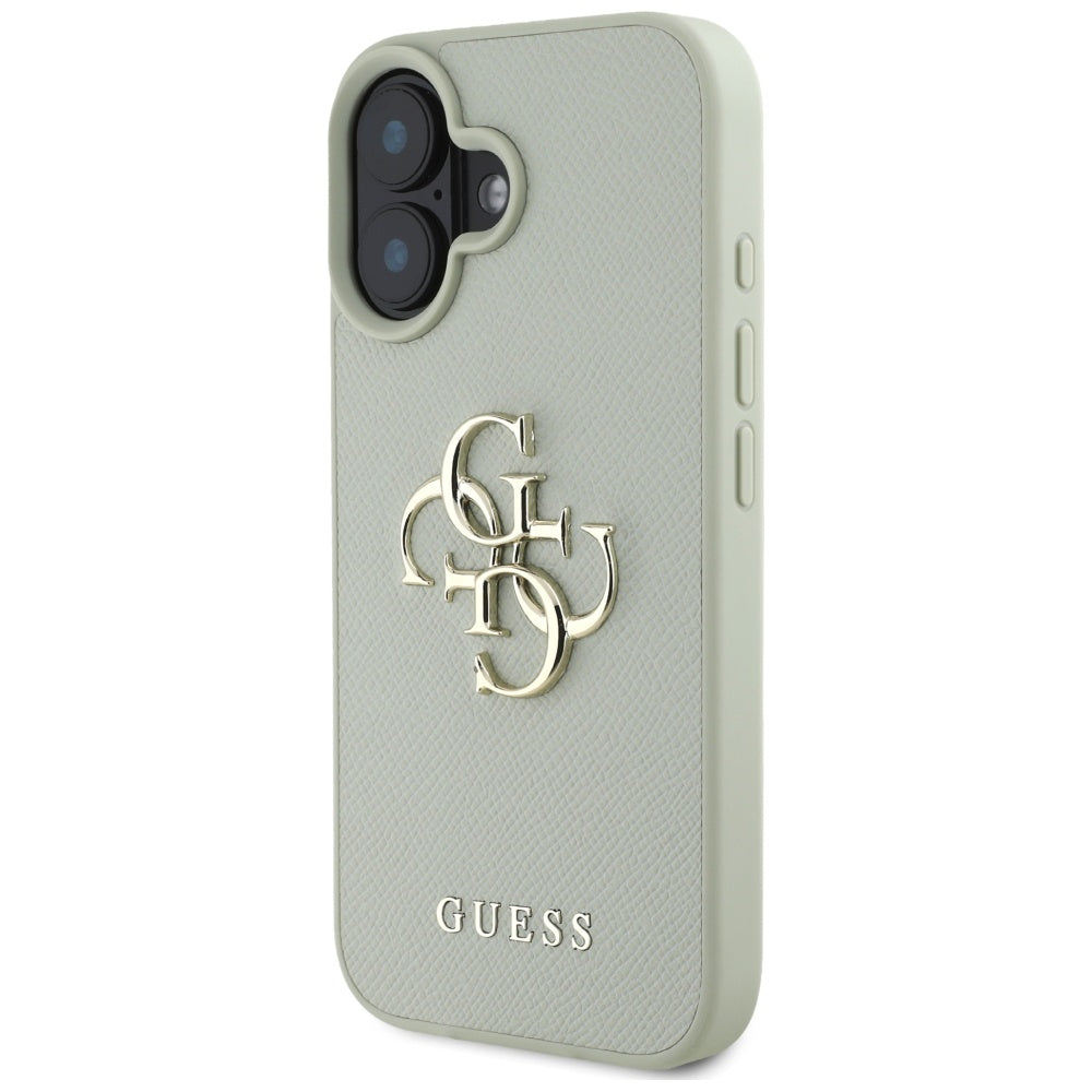 Guess - Hardcase Grained Big 4G Logo Small Classic Logo (GUHCP16SPGT4MBN) - iPhone 16 - Green