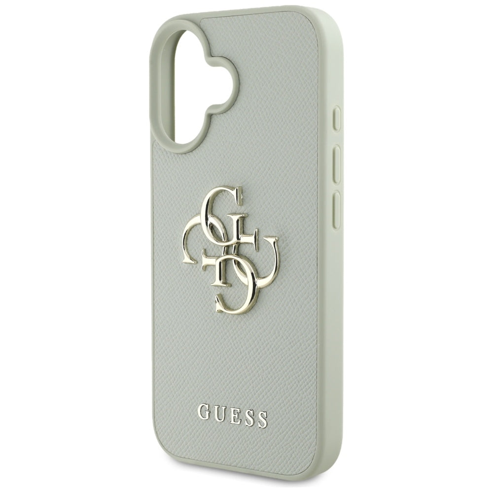 Guess - Hardcase Grained Big 4G Logo Small Classic Logo (GUHCP16SPGT4MBN) - iPhone 16 - Green