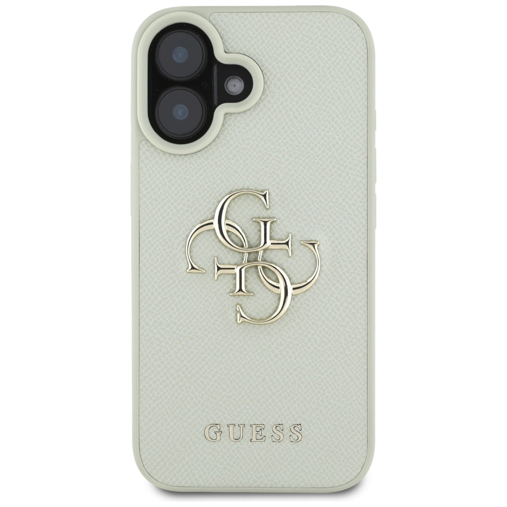 Guess - Hardcase Grained Big 4G Logo Small Classic Logo (GUHCP16SPGT4MBN) - iPhone 16 - Green