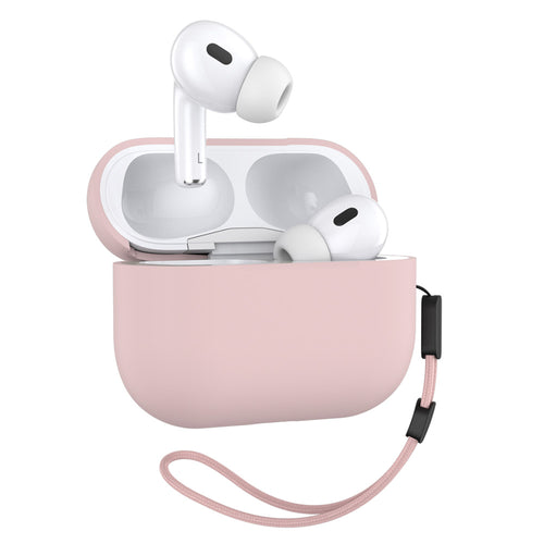 Blueo Casti Blueo Liquid Silicone Protect Case, for AirPods Pro 2, Nisipiu Pink – imagine 2