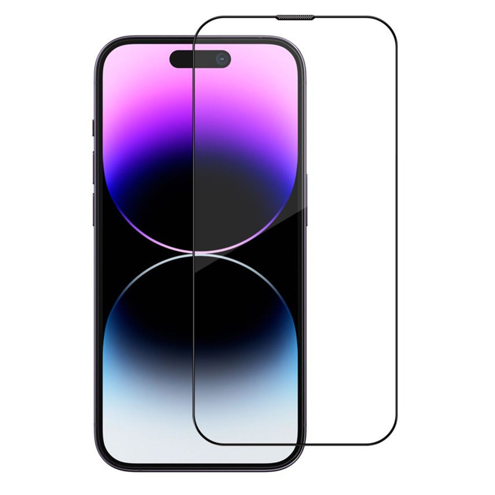 Blueo - Premium Sapphire Non Breaking / Scratching 9H Glass - iPhone 15 Pro - Black