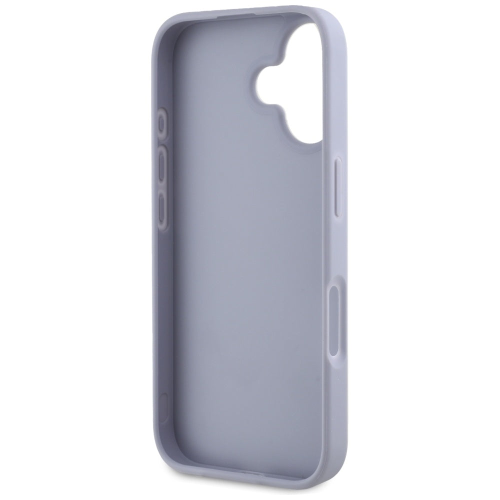 Guess - Leather Hot Stamp 4G Pattern Triangle Metal Logo (GUHCP16SPGP4STRU) - iPhone 16 - Light Purple