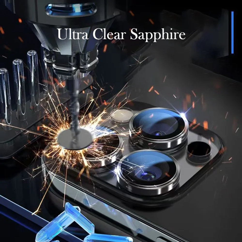 Blueo - Sapphire Crystal Original Lens Glass - iPhone 16 Pro / iPhone 16 Pro Max - Black Titanium