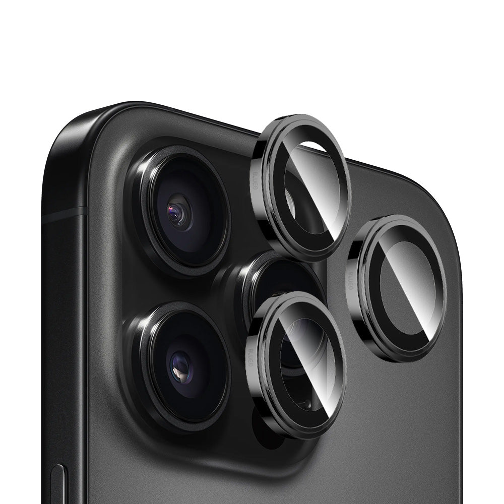 Blueo - Sapphire Crystal Original Lens Glass - iPhone 14 Pro / iPhone 14 Pro Max - Black