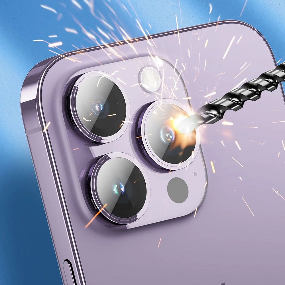 Blueo - Sapphire Crystal Original Lens Glass - iPhone 14 Pro / iPhone 14 Pro Max - Black