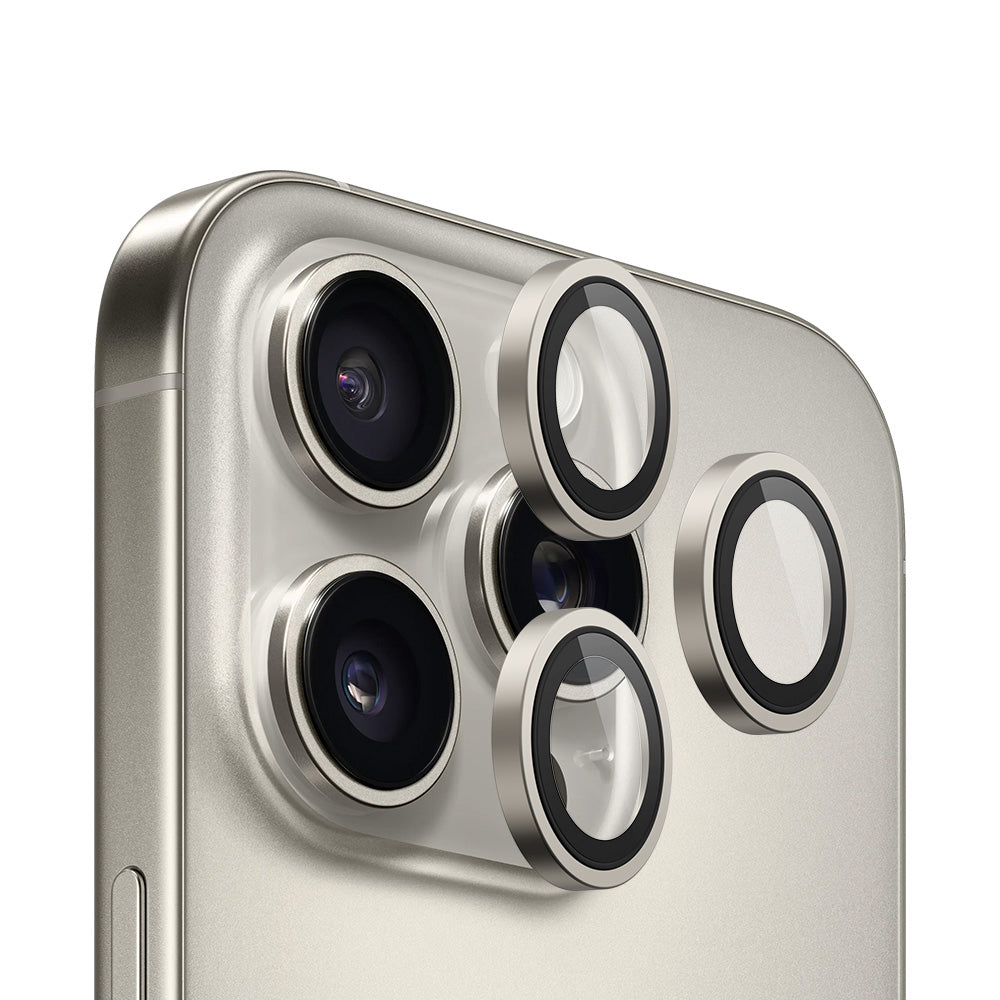 Blueo - 99 Anti-Reflective Lens Glass - iPhone 15 Pro /iPhone 15 Pro Max /iPhone 16 Pro /iPhone 16 Pro Max - Natural Tit
