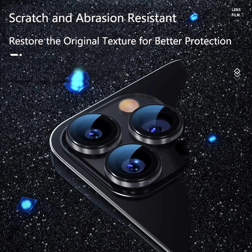 Blueo - 99 Anti-Reflective Lens Glass - iPhone 15 Pro /iPhone 15 Pro Max /iPhone 16 Pro /iPhone 16 Pro Max - Natural Tit