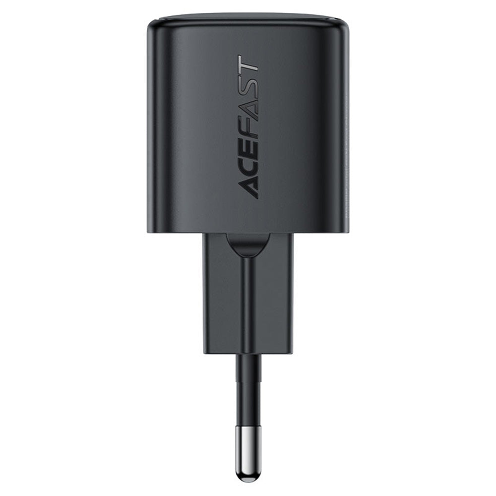 Incarcator Acefast (A117), 1xUSB-C, 20W, GaN, Negru