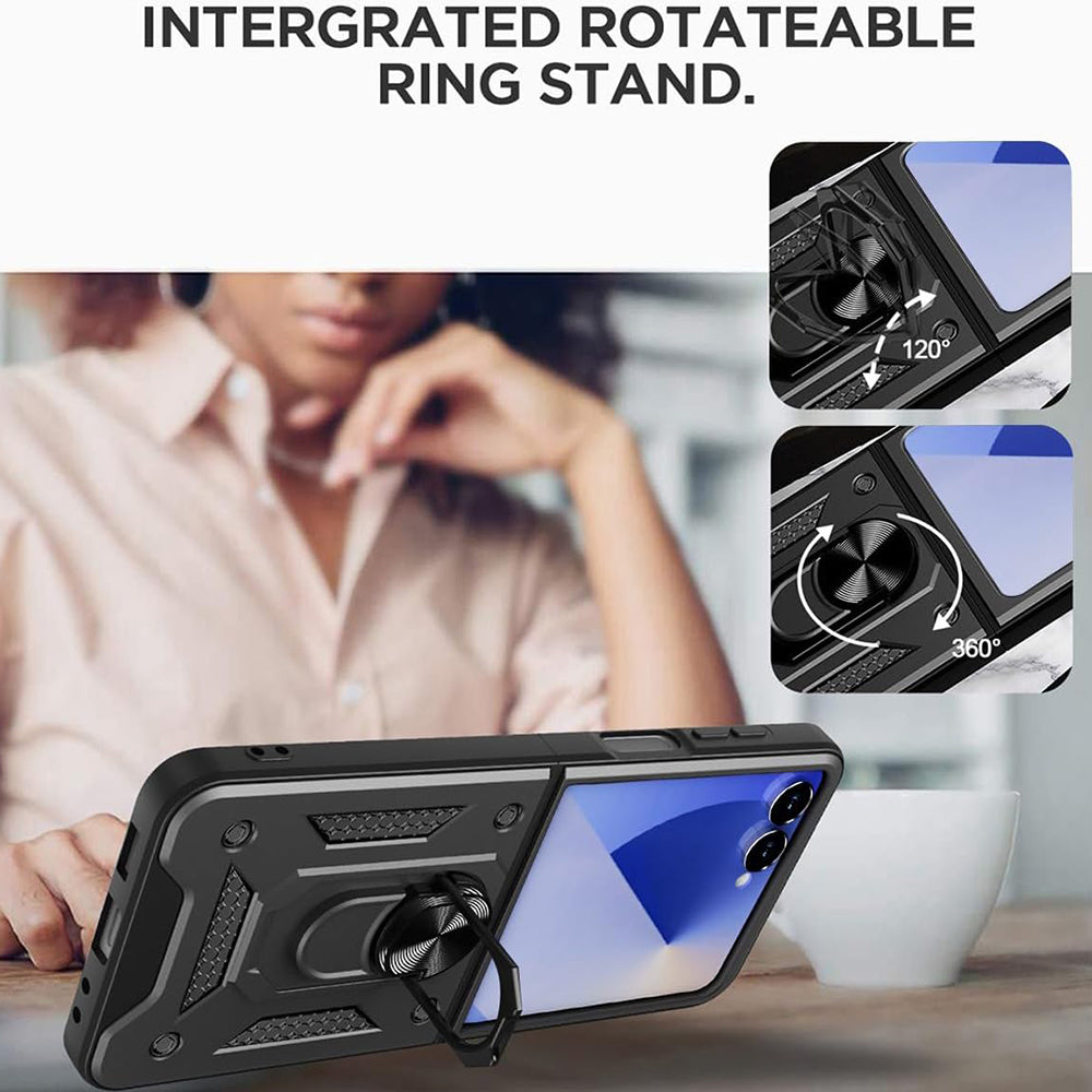 Techsuit - CamShield Series - Samsung Galaxy Z Flip7 - Blue