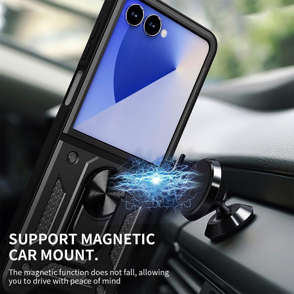 Techsuit - CamShield Series - Samsung Galaxy Z Flip7 - Black
