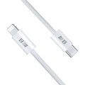 Blueo - Data Cable - Type-C to Lightning, Fast Charging, Braided, 2m - White
