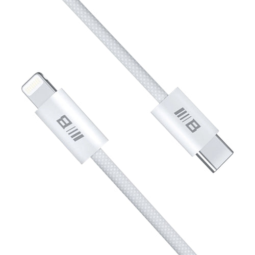 Blueo - Data Cable - Type-C to Lightning, Fast Charging, Braided, 2m - White