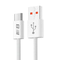 Blueo - Data Cable - USB-A to Type-C, Braided, Fast Charging, 6A, 1.5m - White