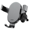 Blueo - Car Holder Gravity - for Air Vent, Firm Clamping, Widely Applicable, Elegant Design, Aluminum Alloy - Black
