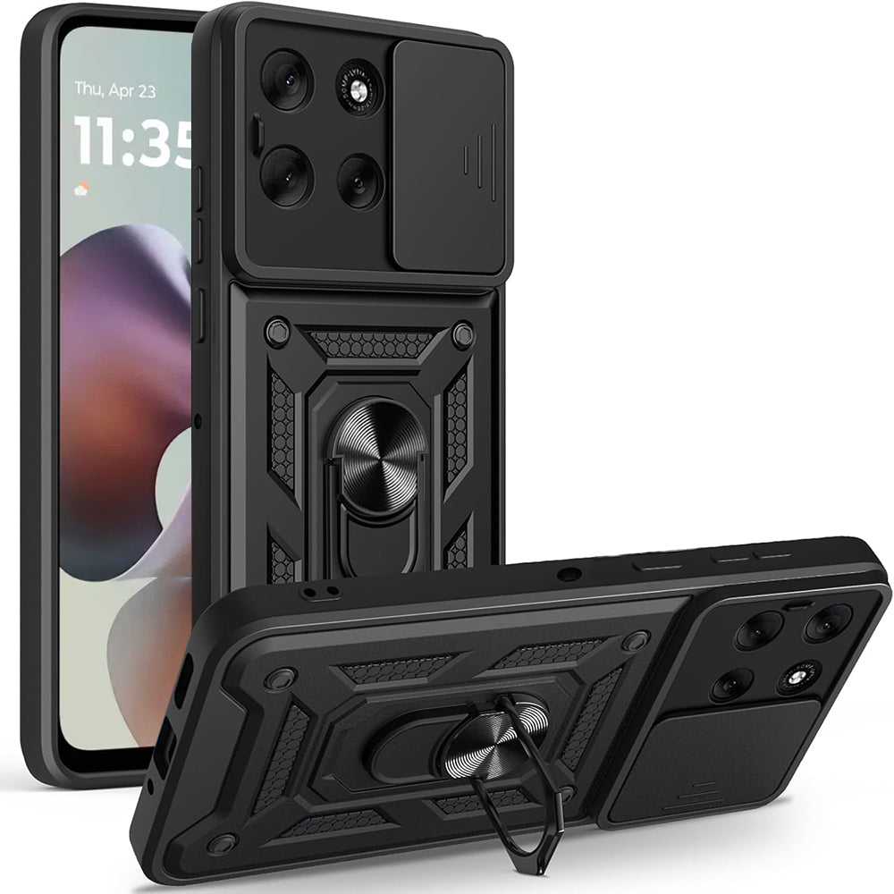 Techsuit - CamShield Series - Motorola Moto G56 - Black